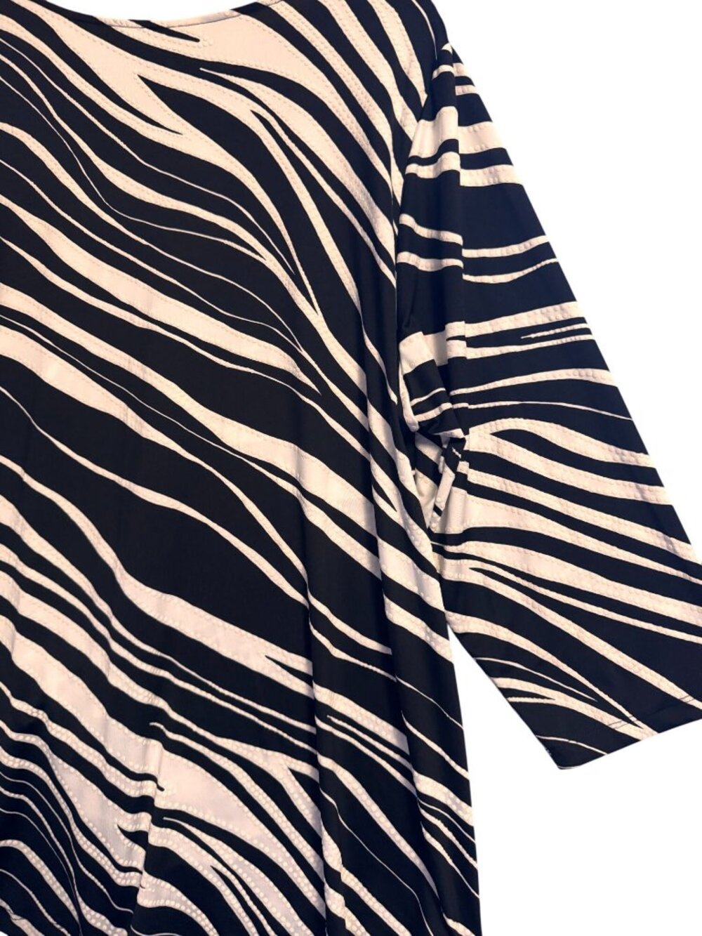Ruby Rd Woman Top Zebra Print Tunic Style 2X 95% Polyester Stretch Design - Picture 11 of 14